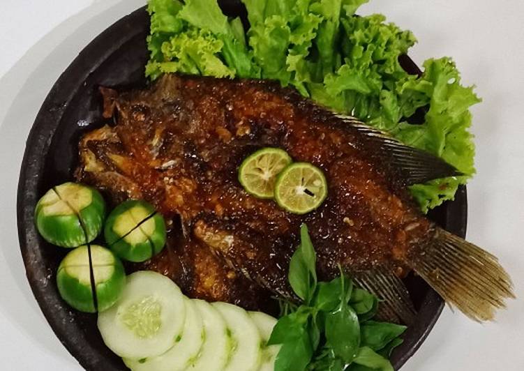 bumbu ikan bakar gurame pedas manis