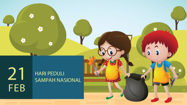 Kampanye Pengurangan Sampah Plastik Hari Peduli Sampah Nasional