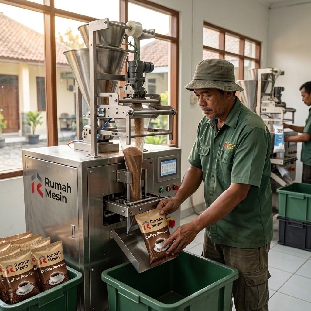 Tips Kemasan Bubuk Tetap Rapi agar Produk Siap Dipasarkan