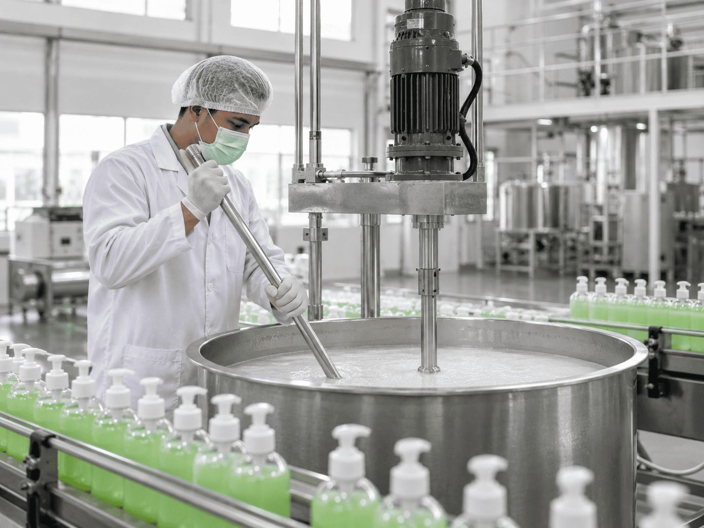 Fungsi Pengaduk Sabun Cair untuk Mendukung Proses Produksi